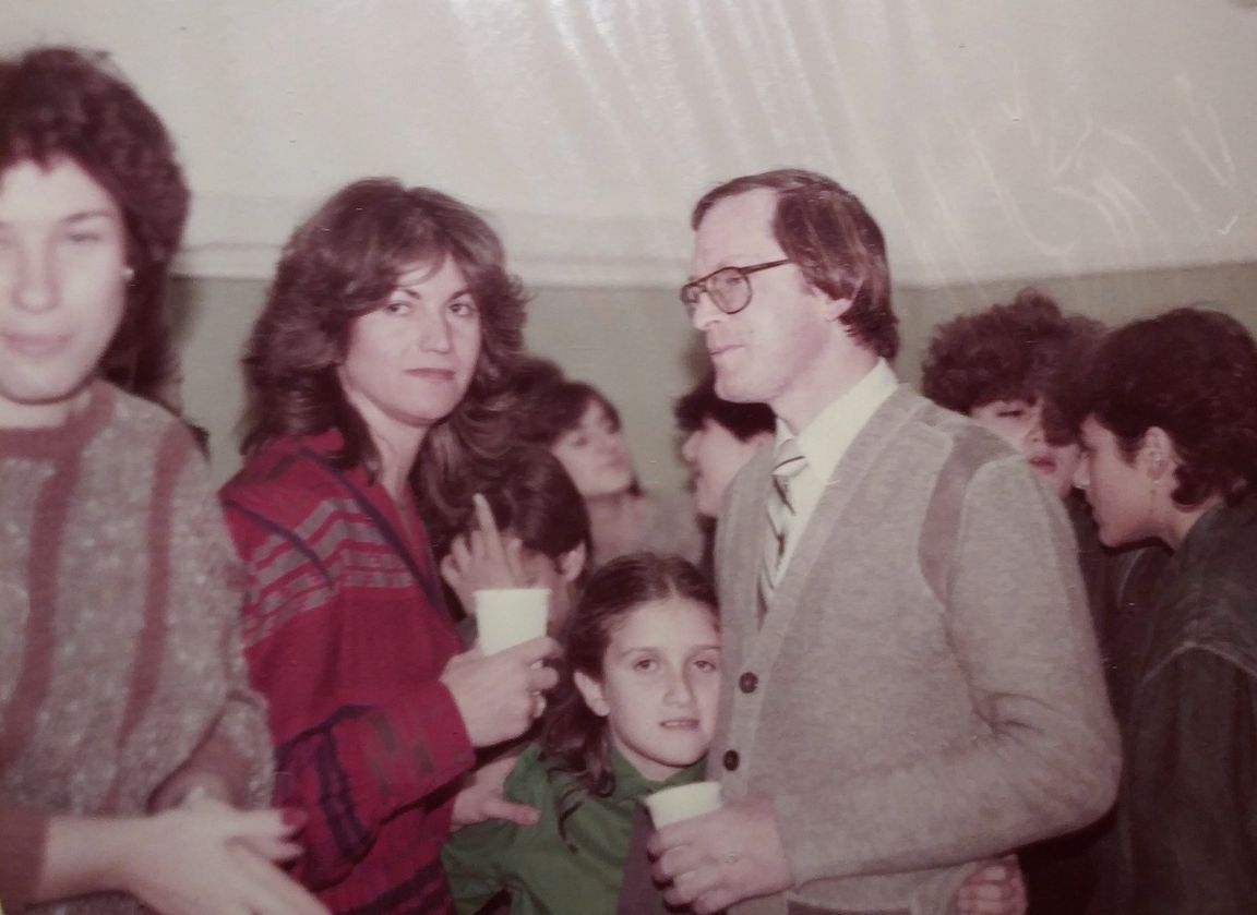 Παλιά φωτογραφία από κοινωνικές δράσεις των φροντιστηρίων Κίννικ